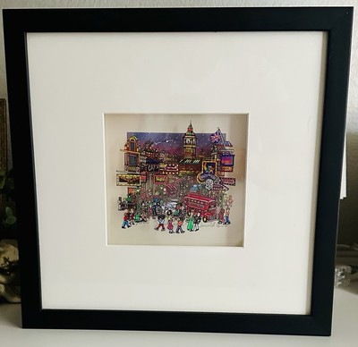 Susannah MacDonald-Limited Ed. 'LONDON' Multi-Media Serigraph/Lithograph-Signed