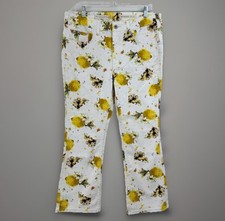 PILCRO ANTHROPOLOGIE LEMON GROVE High Rise Bootcut Flare Crop Jeans Women 32