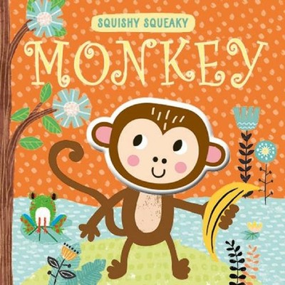 Squishy Squeaky Monkey by Louise Anglicas