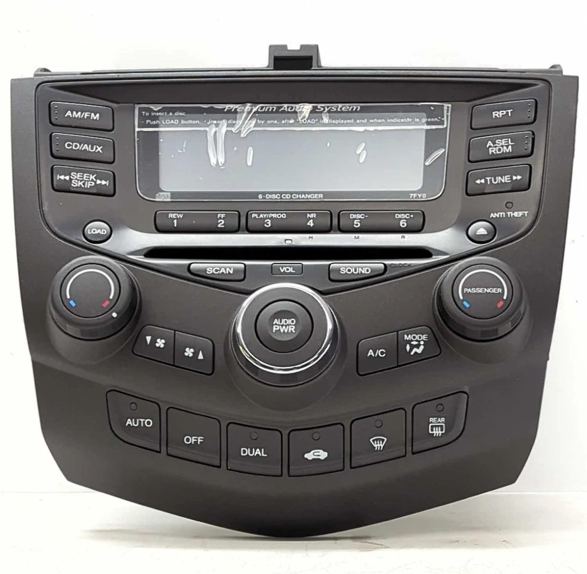 Honda Accord for AC エアコンコントロールユニット液晶照明交換 