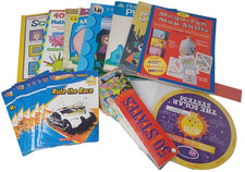 Homeschool Books  Workbooks Lot- Grades 1-3. MATH Phonics SCIENCE Geography  