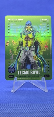 2026 Bo Jackson Battle Arena Tecmo Bowl McVillain Green Battlefoil Glow SSP