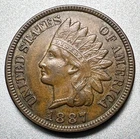 1887  INDIAN CENT  AU  BETTER DATE  #2196