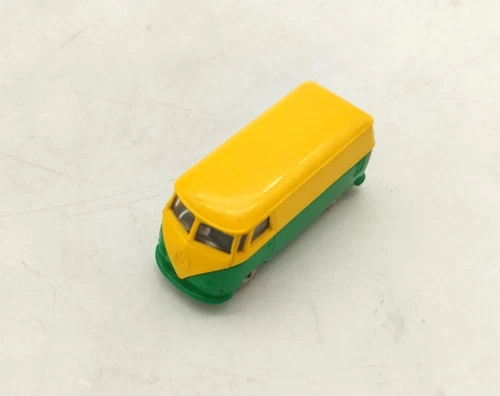 LEGO VW Van with Green Base H0 Vehicles Vintage Retro Truck Truck 1:87 Yellow