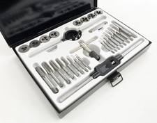 Tap And Die Set Metric 28 Piece Alloy Steel With Wrenches - Toolzone KDPTP099