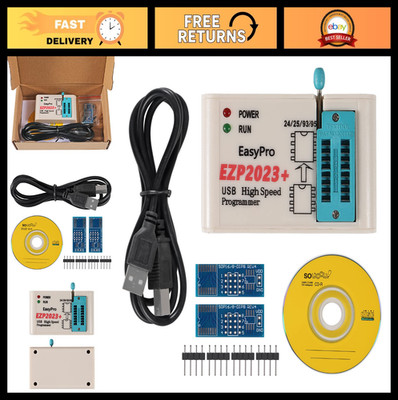 High-Speed USB EEPROM Flash Programmer, Supports 24/25/93 BIOS & 25T80, Offline