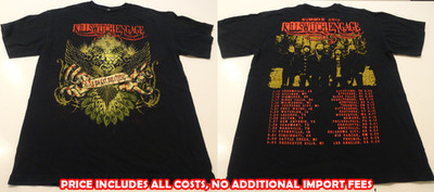 Killswitch Engage Band Tour 2012 Metal T-shirt S to 5XL SE505