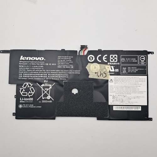 Lenovo ThinkPad X1 Carbon Gen3  Battery Akku 51Wh 00HW002 SB10F46440
