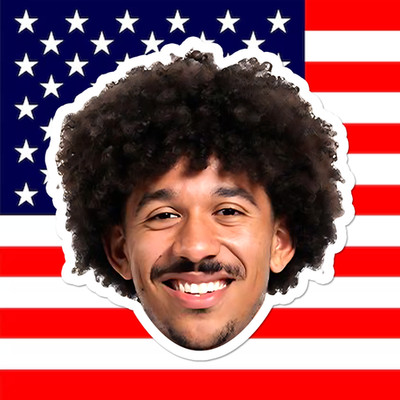 United States National Team Big Head Cutout - Chris Richards, Gio Reyna