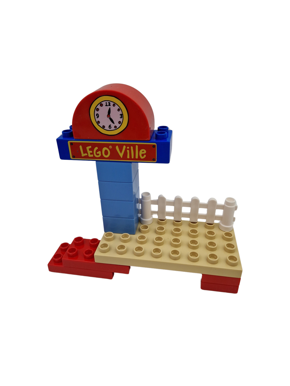 Lego® TRENO Duplo BLU Ferrovia Stazione di carico binario della stazione ferrovi