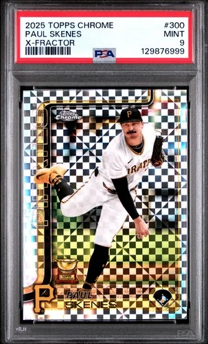 2025 Topps Chrome #300 Paul Skenes X-Fractor PSA 9