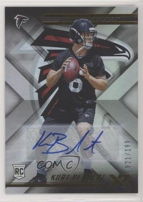 2018 Panini XR Rookies Auto 21/199 Kurt Benkert #102 Rookie Auto RC wd9