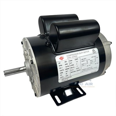 2 HP Electric Motor 3450 RPM 56 Frame 5/8'' Shaft Air Compressor Duty 120/240 SPL