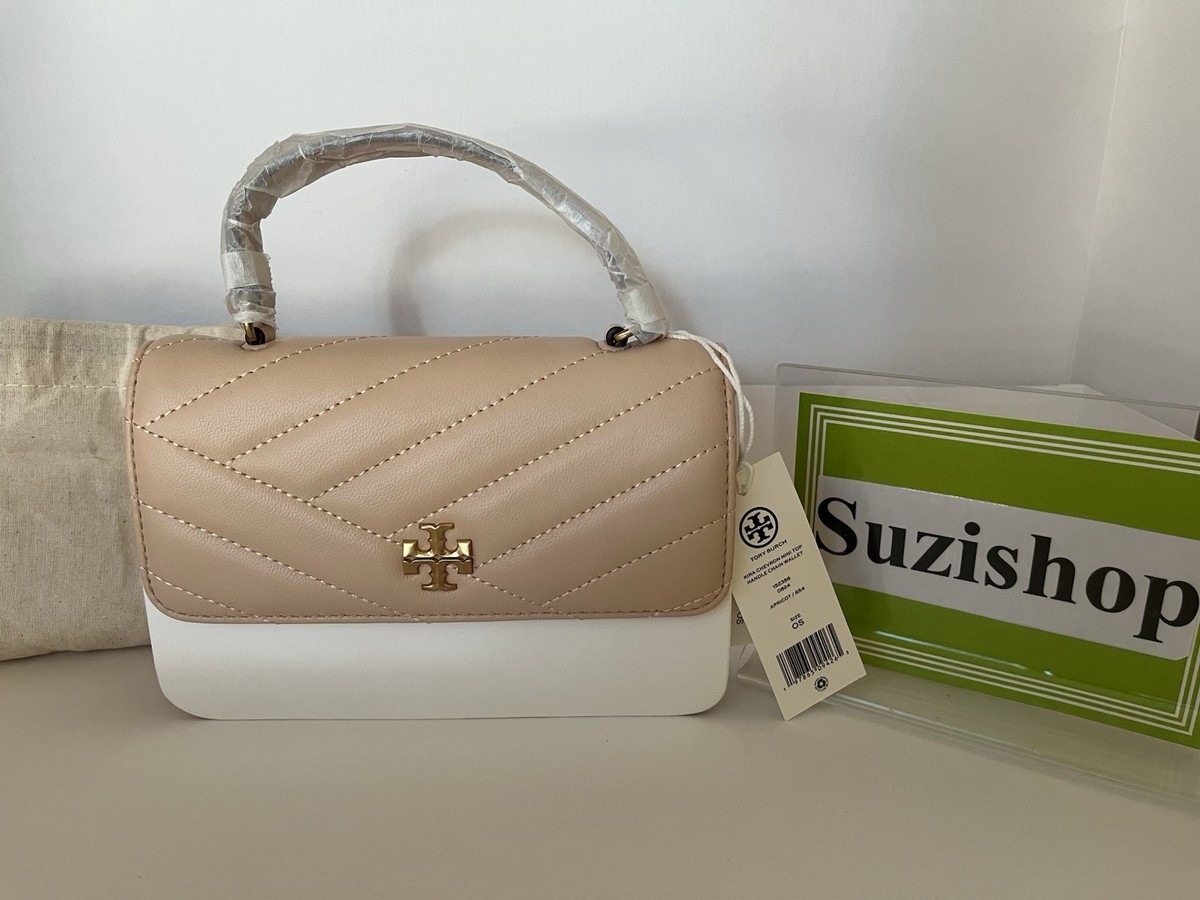 ショルダーバッグ・ポシェット [ToryBurch]T Monogram Perforated Mini N/S Tote Bag Tory Burch Mini T Monogram Perforated Leather Top Handle Bag