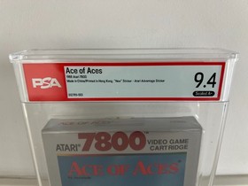 Ace of Aces (Atari 7800) PSA 9.4 A+ Graded New Sealed CGC VGA WATA 1st Print!