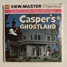 View-Master CASPER'S GHOSTLAND B545 - 3 Reel Set  Booklet  V1 