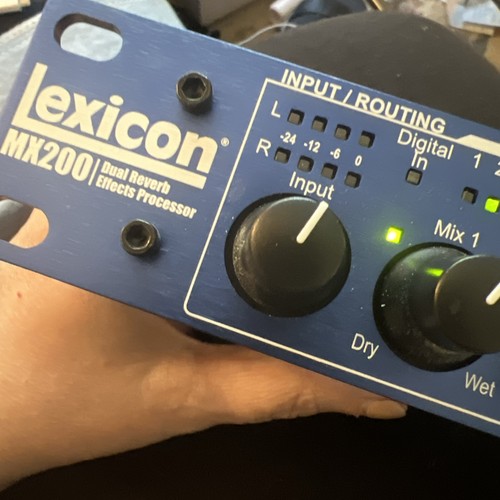 Vintage Lexicon MX200 Dual Reverb Effects Processor w/Power Supply Rack Unit