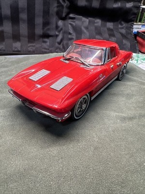 Telemania Silver 1963 Chevrolet Corvette Stingray Vintage Push Button Telephone