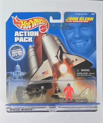 Hot Wheels Action Pack John Glenn 1998 Commemorating NASA MERCURY Mission STS-95