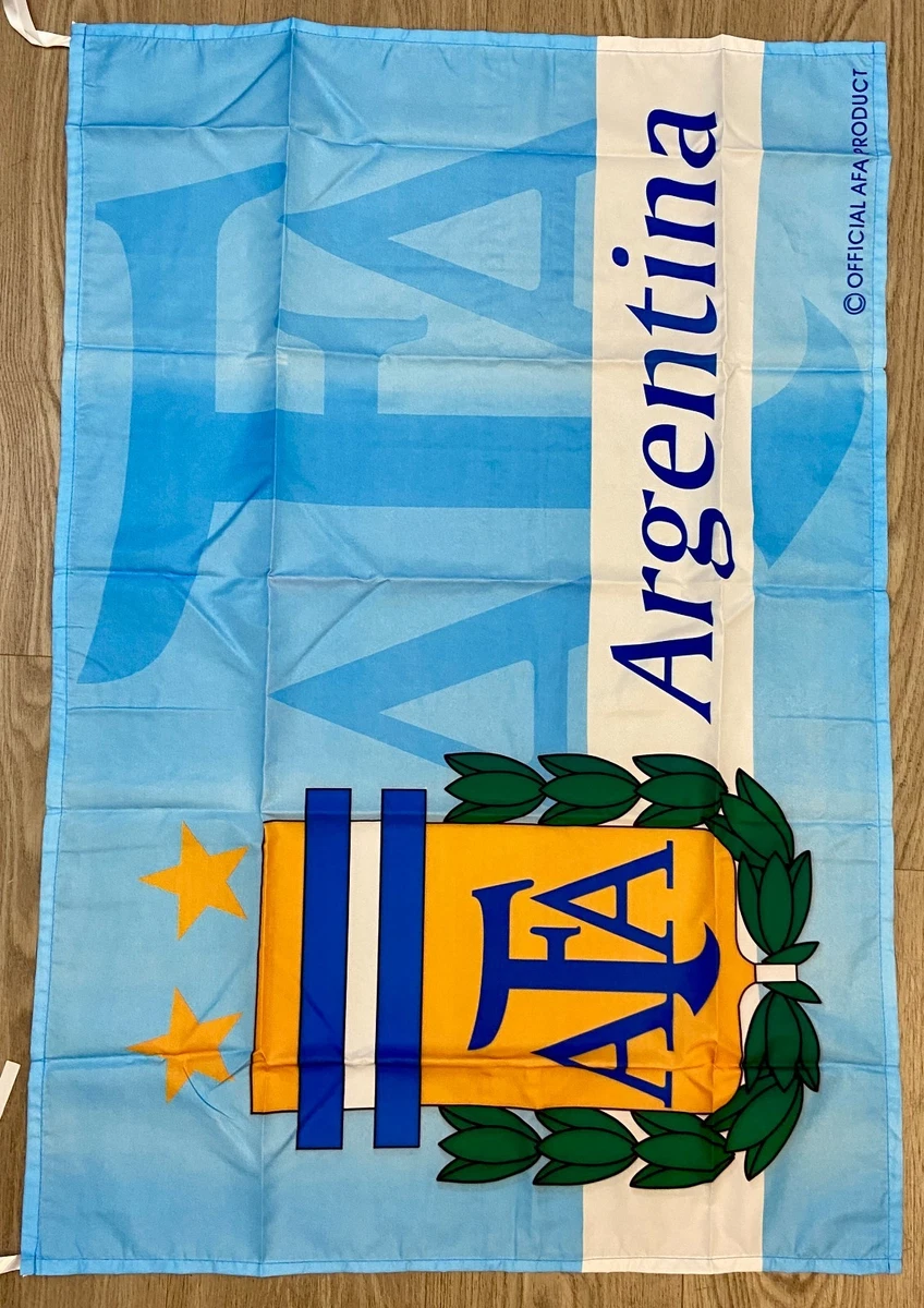 Bandera de la selección argentina con estilo para competiciones
