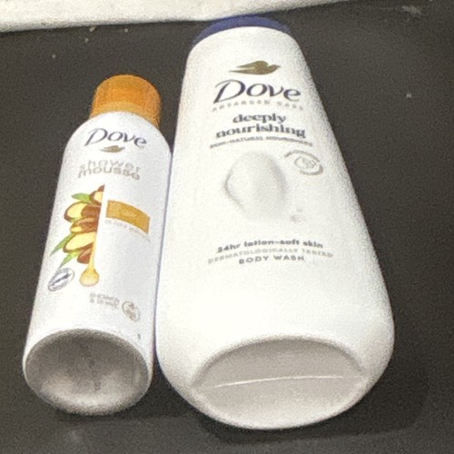 Dove Advanced Care Argan Oil Shower Mousse Body Wash 200ml Sulphate-Free