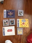 Lot Of 4 Vintage Gameboy Games And 3 Matching Manuals
