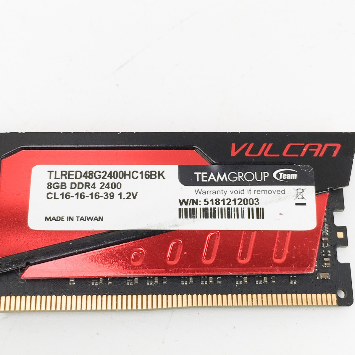 ヤールー ELITE DDR4 8GB メモリ レッド ヤールー ELITE DDR4 8GB