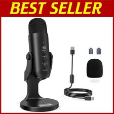 Plug-and-Play USB Microphone for Wide Device Compatibility