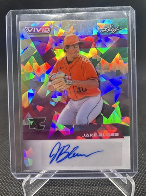 #ad 2024 Leaf Vivid Jake Bloss 9 Auto BA JB2 Houston Astros Toronto Blue Jays $14.99