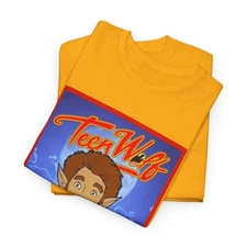 Teen Wolf Unisex Heavy Cotton Tee, Retro Teen Wolf Animated Series T-Shirt  