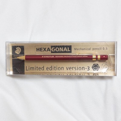 Staedtler Hexagonal Version 3 Antique Red rare limited