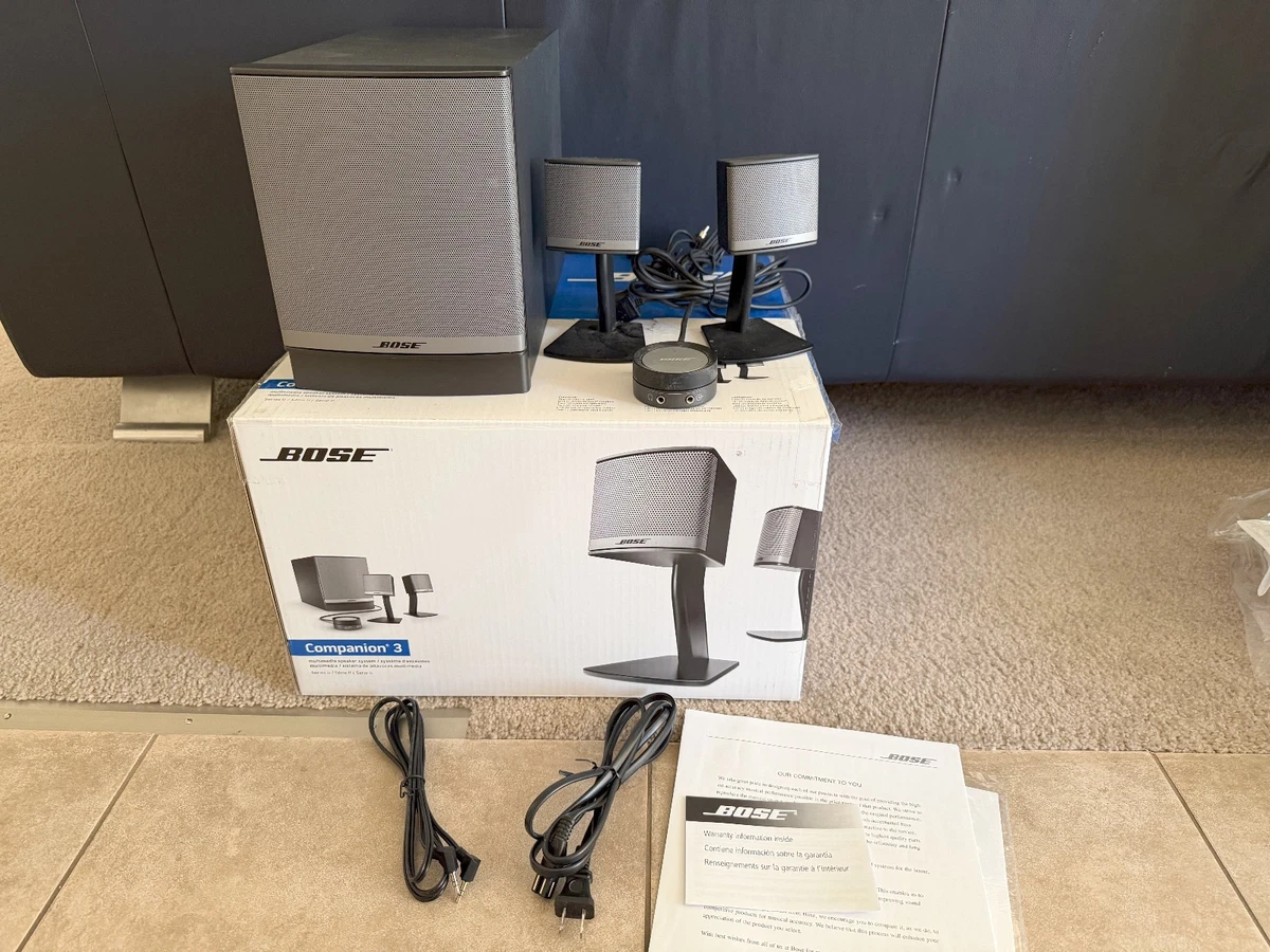 【希少・未使用品】BOSE Companion 3 Series II Amazon.com: Bose Companion 3 Series II multimedia speaker system