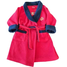 The Children's Place Boy's Robe Sheriff Cowboy Western Fleece Red Size XS Belted