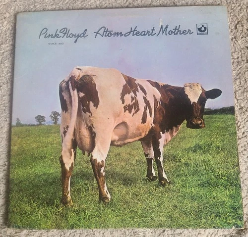PINK FLOYD "Atom Heart Mother" Vinyl LP - 1975 Harvest SMAS-382 - VG+ / EX