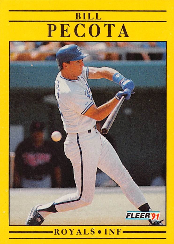 1991 Fleer - Bill Pecota #565 