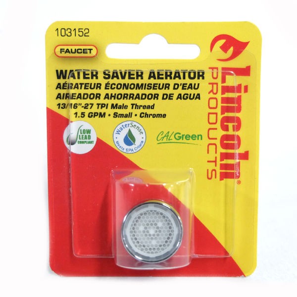 Аэратор Lincoln Products Male Small Water Saver хромированный 103152 3190₽