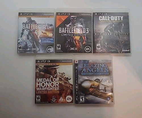 Ps3 5 Spiele Krieg/FPS Spielepaket getestet und funktionsfähig