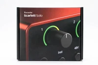 Focusrite Scarlett Solo 4th Gen - USB Audio Interface - 2-In 2-Out - New Sealed