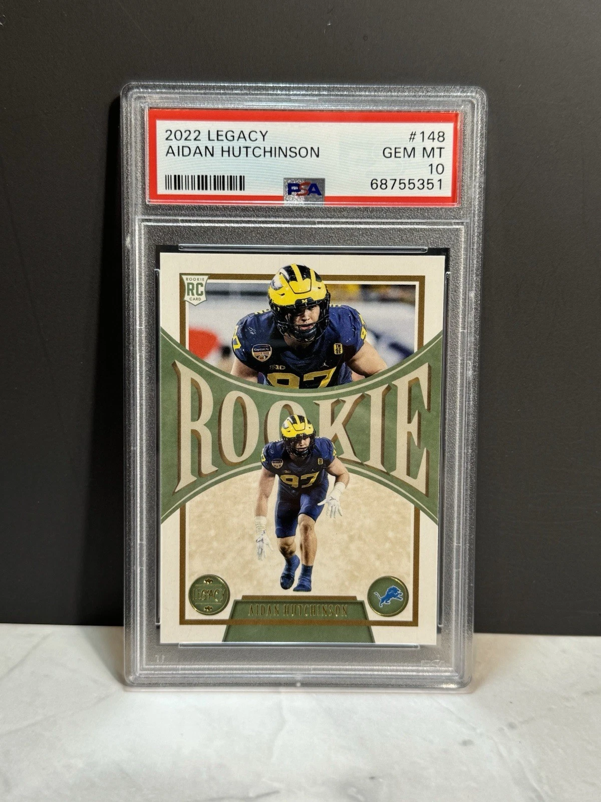 Aidan Hutchinson Panini Legacy #148 Base