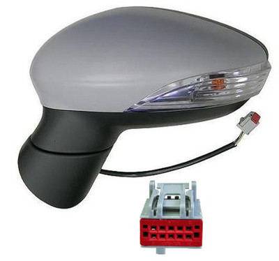 Spiegel links für Ford Fiesta MK7 11/2012- elektrisch Blinker Glas beheizbar