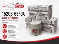 Genuine Oem Nissan 5 Pack 15208-65f0a Engine Oil Filter For Nissan Infiniti Usa Genuine Oem Nissan 5 Pack 15208-65f0a Engine Oil Filter For Nissan Infiniti Usa