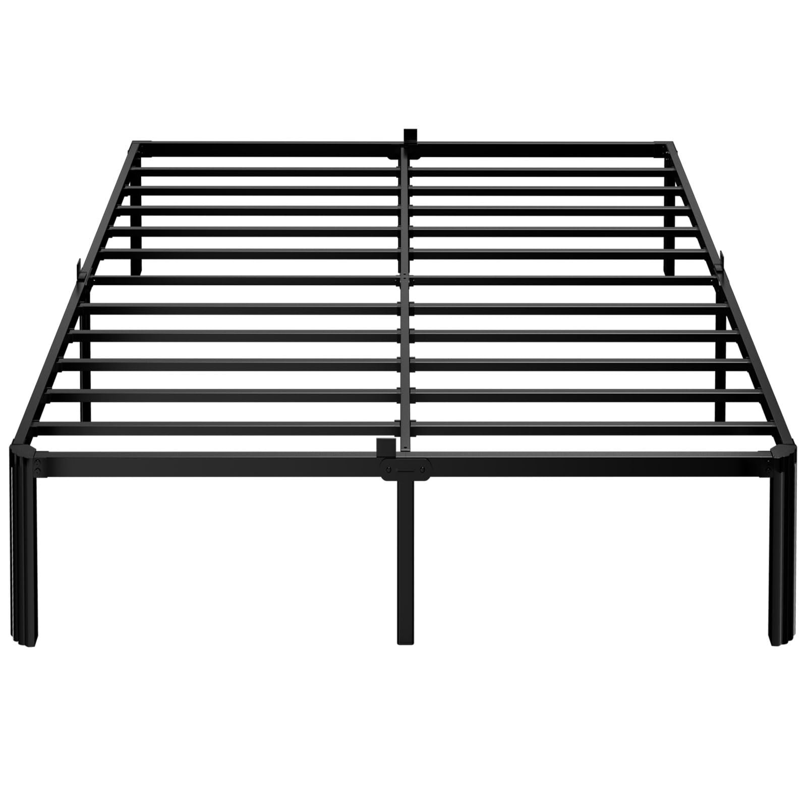 ,3500lbs Heavy Duty Noise-free Bedframe With Matt...