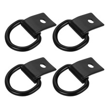4 PCS Utility Trailer Accessories Tie Downs Ring Hooks Heavy Duty Rings