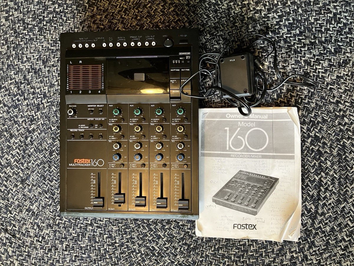 未使用 70s 80s USA製 オールド Tracker SX Track Vintage 80s Fostex Multi-Tracker 160 4-Track Recorder | eBay