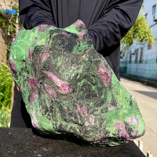 18.95LB Natural green Ruby zoisite (anylite) crystal Chakra Healing Energ - Picture 5 of 18