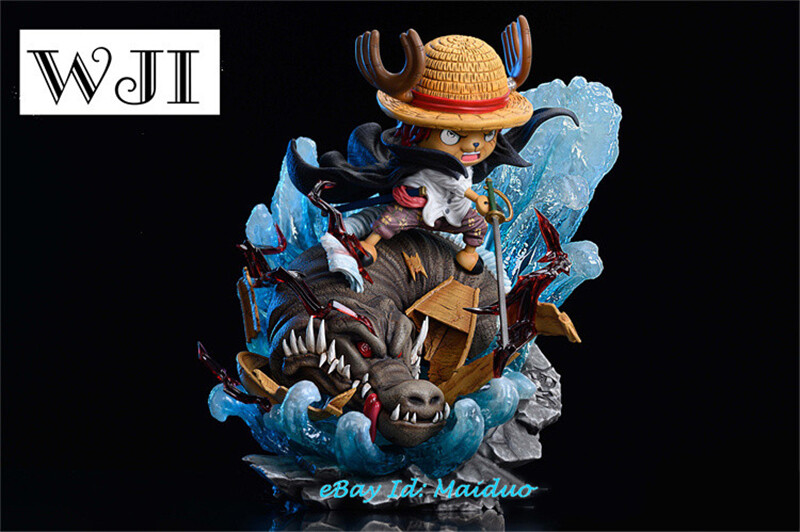 ワンピース Andequal sheer docking mini one-piece Tony Chopper cos Shanks Resin WUJI studio One piece 23cm