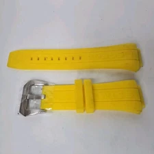 Swiss Legend Trimix Watch Strap Band Silicone Yellow