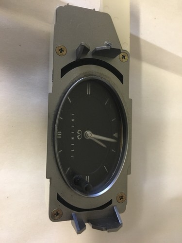 03-04 Infiniti G35 Coupe center dashboard clock OEM 20046N - Picture 12 of 12