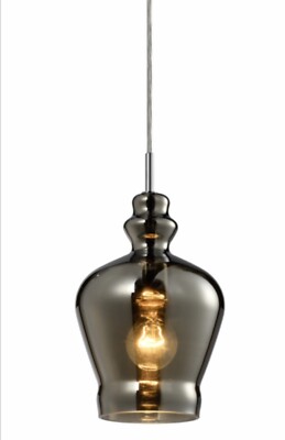 Matteo Lighting C78001OP Gemma 1 Light 6'' White Pendant Ceiling Light in Opal