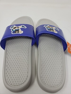 Nike Benassi JDI Print Slide Mens Size 7 Hiker Cartoon Light  display picture 1